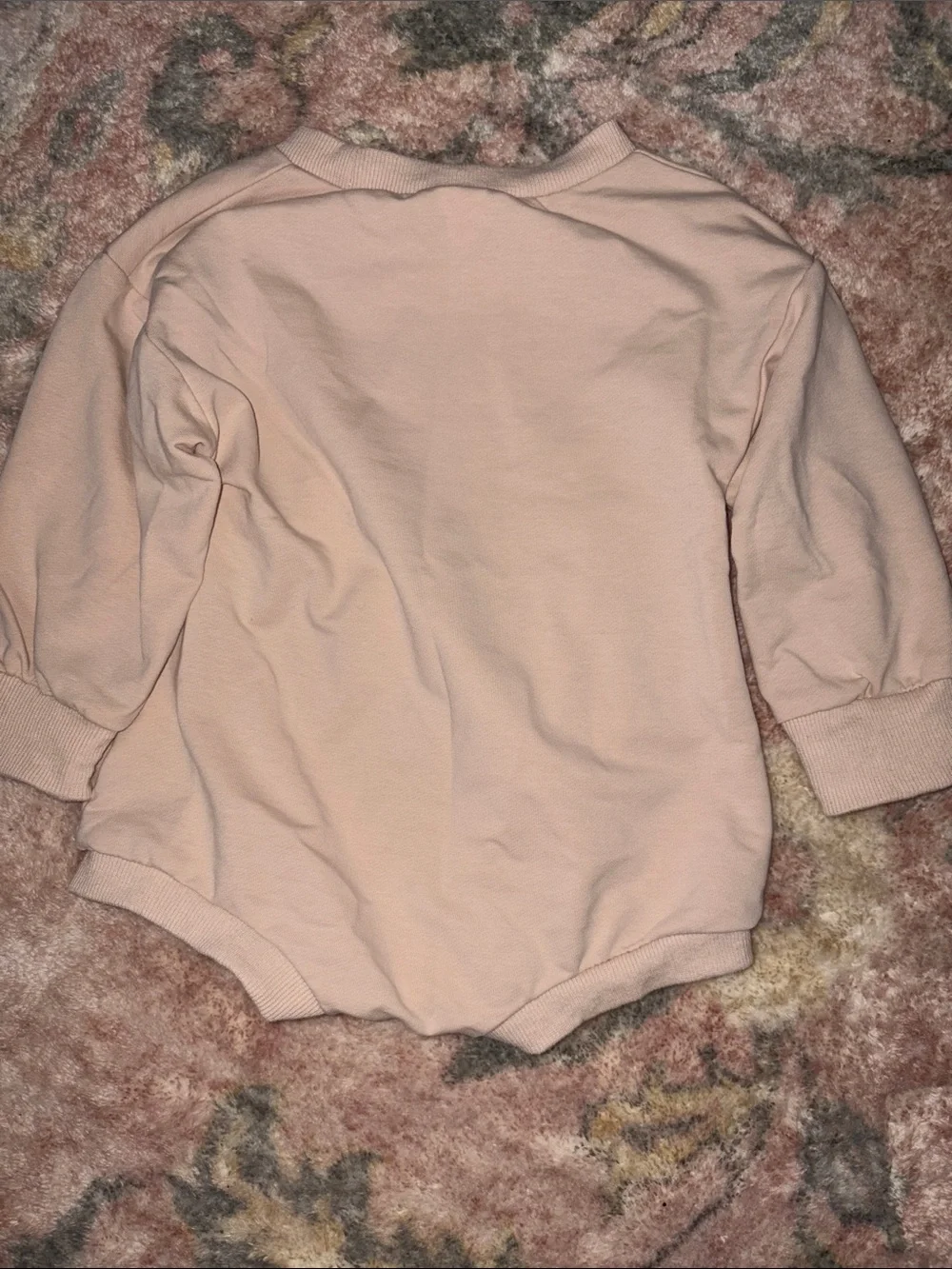 Baby Pink Pumpkin & Ghost Graphic Bodysuit